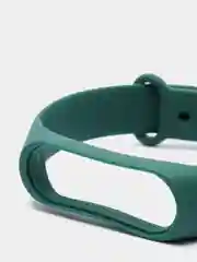 Зеленый силиконовые ремешки для Xiaomi Mi Band 3, Band 4 и Band 5