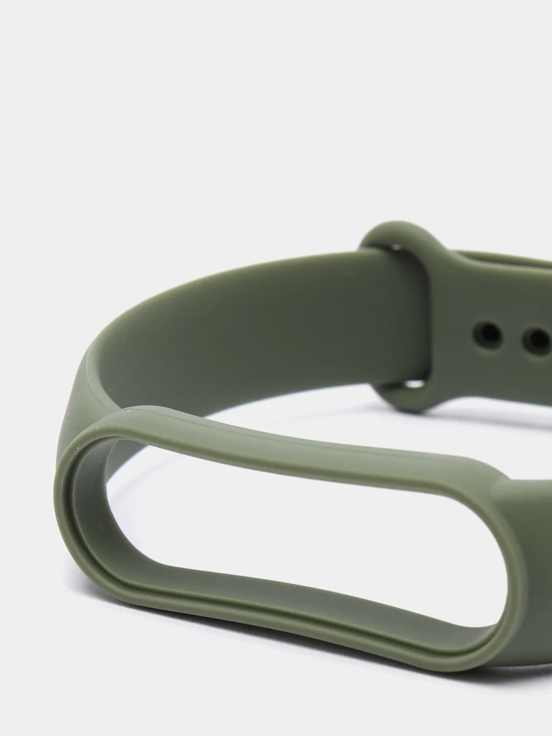 Зелёный хаки силиконовые ремешки для Xiaomi Mi Band 3, Band 4 и Band 5