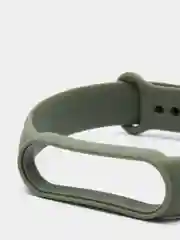 Зелёный хаки силиконовые ремешки для Xiaomi Mi Band 3, Band 4 и Band 5