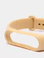 Бежевый силиконовые ремешки для Xiaomi Mi Band 3, Band 4 и Band 5