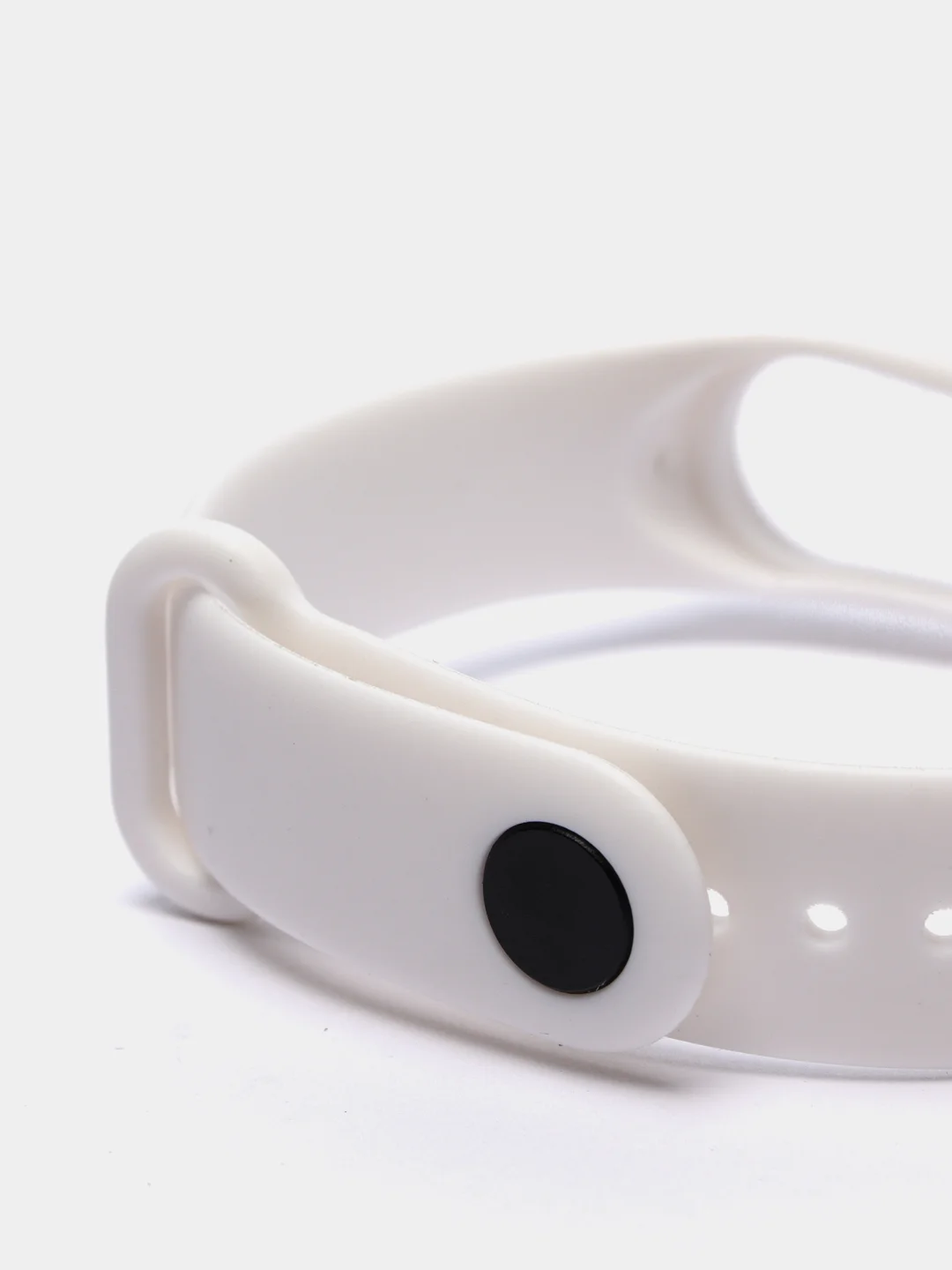 Белый силиконовые ремешки для Xiaomi Mi Band 3, Band 4 и Band 5