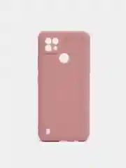 Коралловый меланж чехол силиконовый для Realme C21 матовый