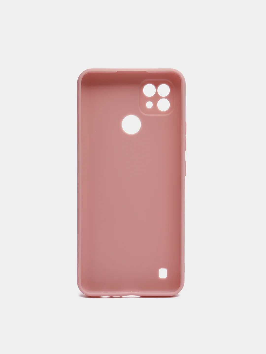 Коралловый меланж чехол силиконовый для Realme C21 матовый