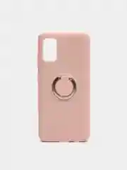 Бежевый чехол для Samsung Galaxy A21, A21S, A31, A41, A71, A91/ S10 Lite с кольцом-держателем