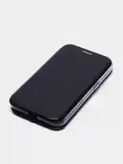 Синий чехол-книжка на Samsung Galaxy J1 2016 (J120), Самсунг Галакси Джи1 2016 (Джи120)