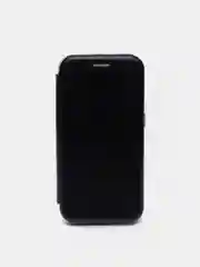 Черный чехол-книжка на Samsung Galaxy J1 2016 (J120), Самсунг Галакси Джи1 2016 (Джи120)