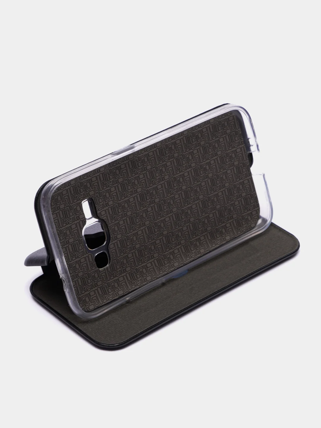 Синий чехол-книжка на Samsung Galaxy J1 2016 (J120), Самсунг Галакси Джи1 2016 (Джи120)