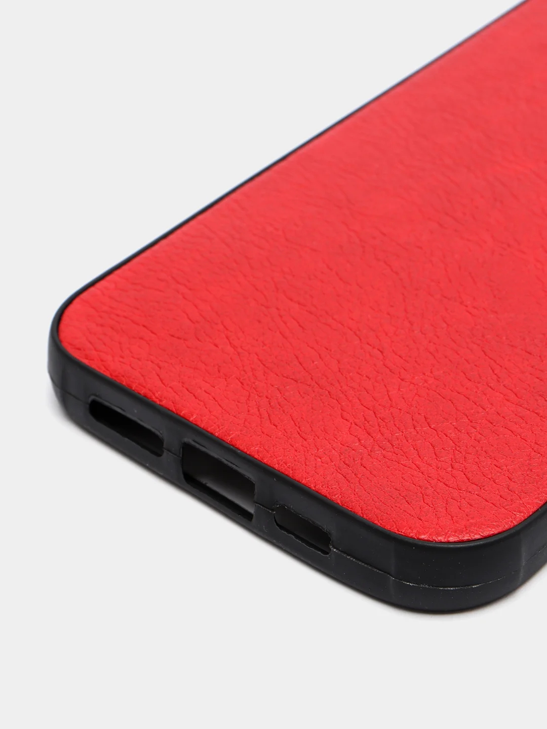 Красный чехол IPhone 13 / 13 Mini / 13Pro / 13ProMax силиконовый, имитация кожи