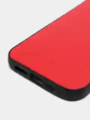 Красный чехол IPhone 13 / 13 Mini / 13Pro / 13ProMax силиконовый, имитация кожи