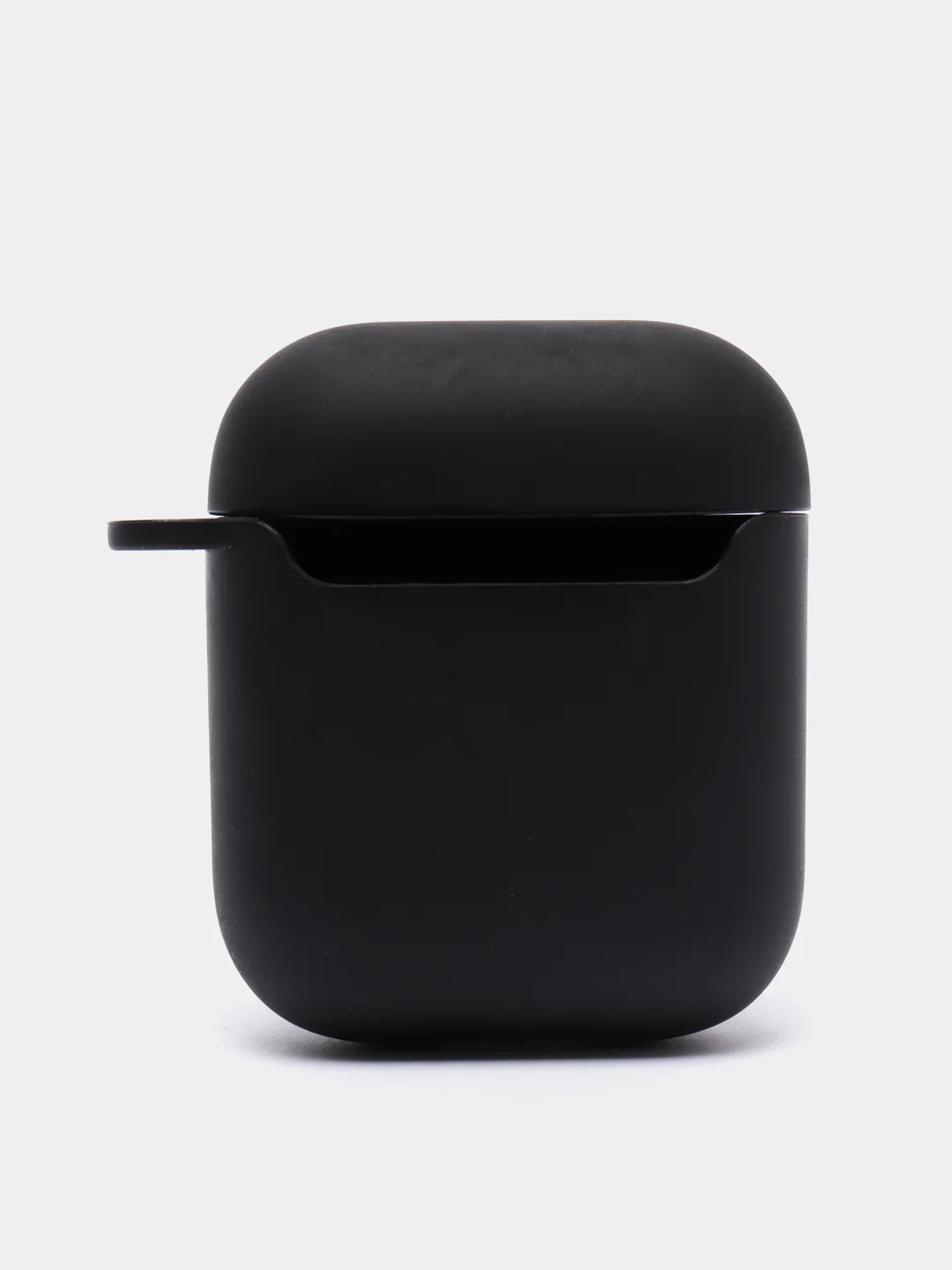 Светло-оранжевый силиконовый чехол для наушников Apple Airpods 1, 2. с принтом Nike, Nasa (Найк, Наса))