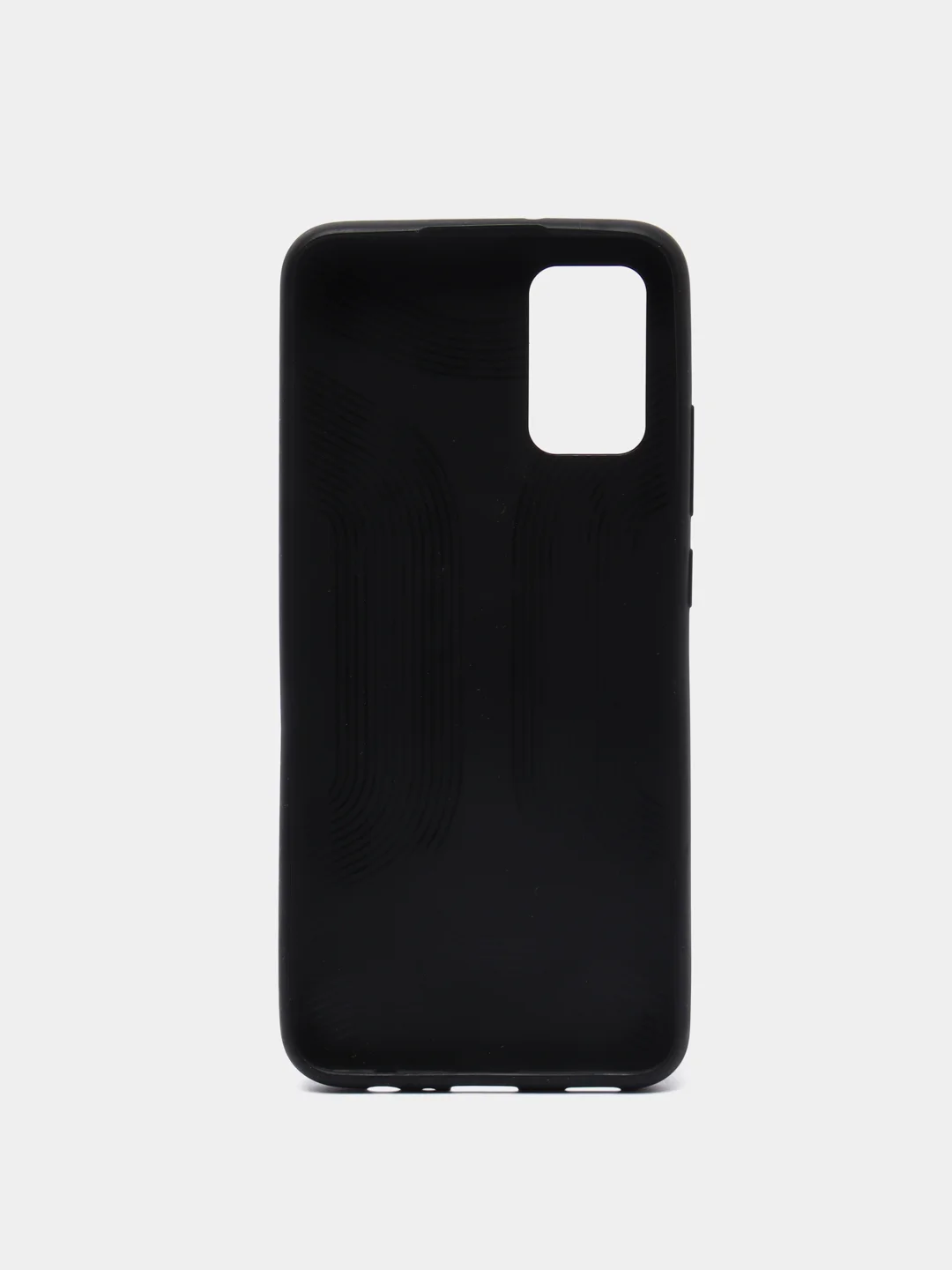 Зеленый силиконовый чехол накладка для Samsung A02S 2021 с текстурой кожи (под кожу)