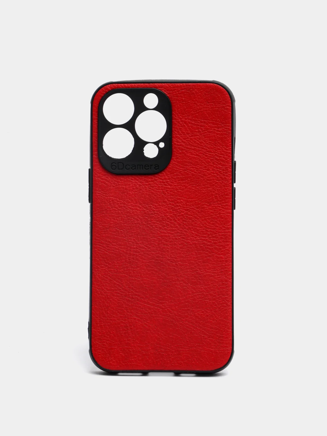 Красный чехол IPhone 13 / 13 Mini / 13Pro / 13ProMax силиконовый, имитация кожи