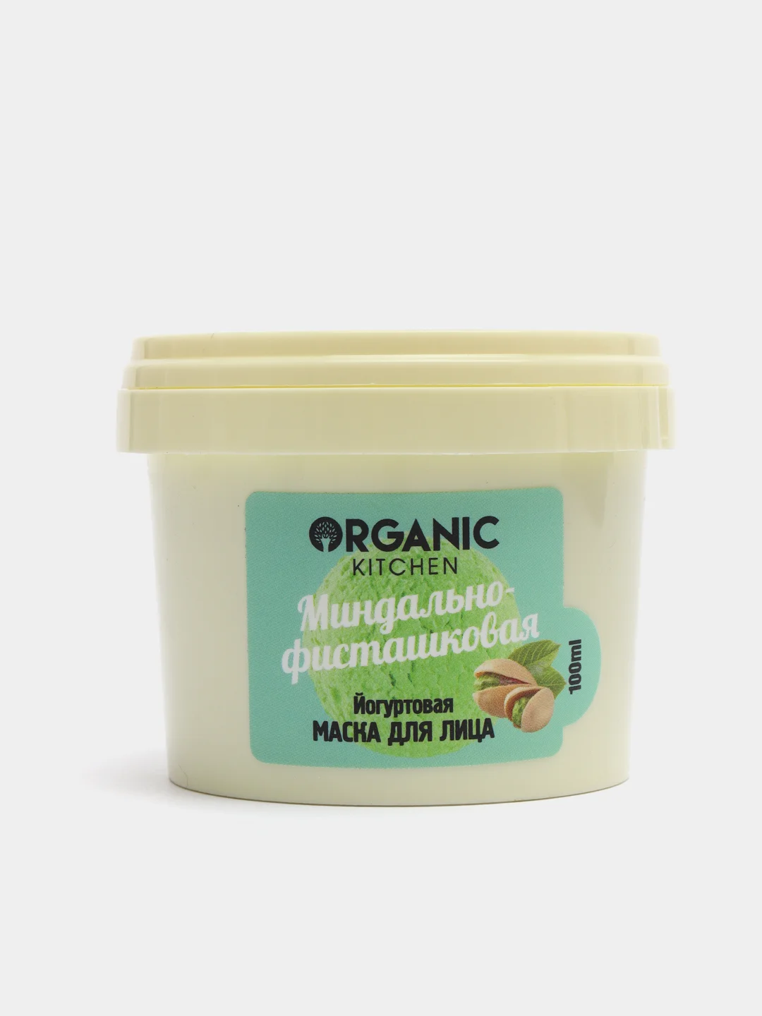 Маска для лица "Миндально-фисташковая", йогуртовая Organic Kitchen