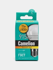 Лампа светодиодная Camelion LED11-A60/830/E27, 11Вт, 220В