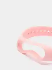 Розовый силиконовый ремешок Xiaomi Mi Band 3, Mi Band 4