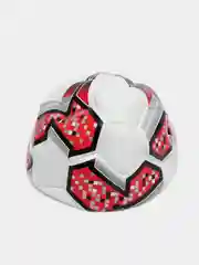 Красный футбольный мяч