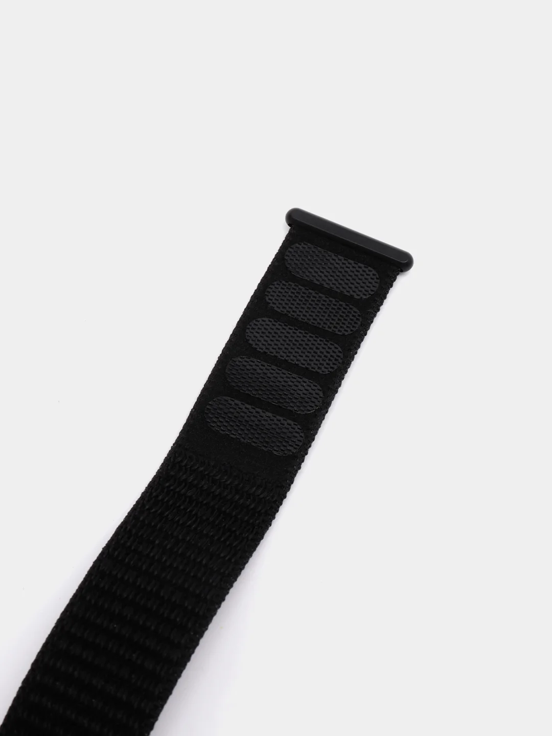 Черный нейлоновый ремешок на липучке для Apple Watch