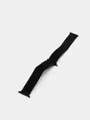 Черный нейлоновый ремешок на липучке для Apple Watch