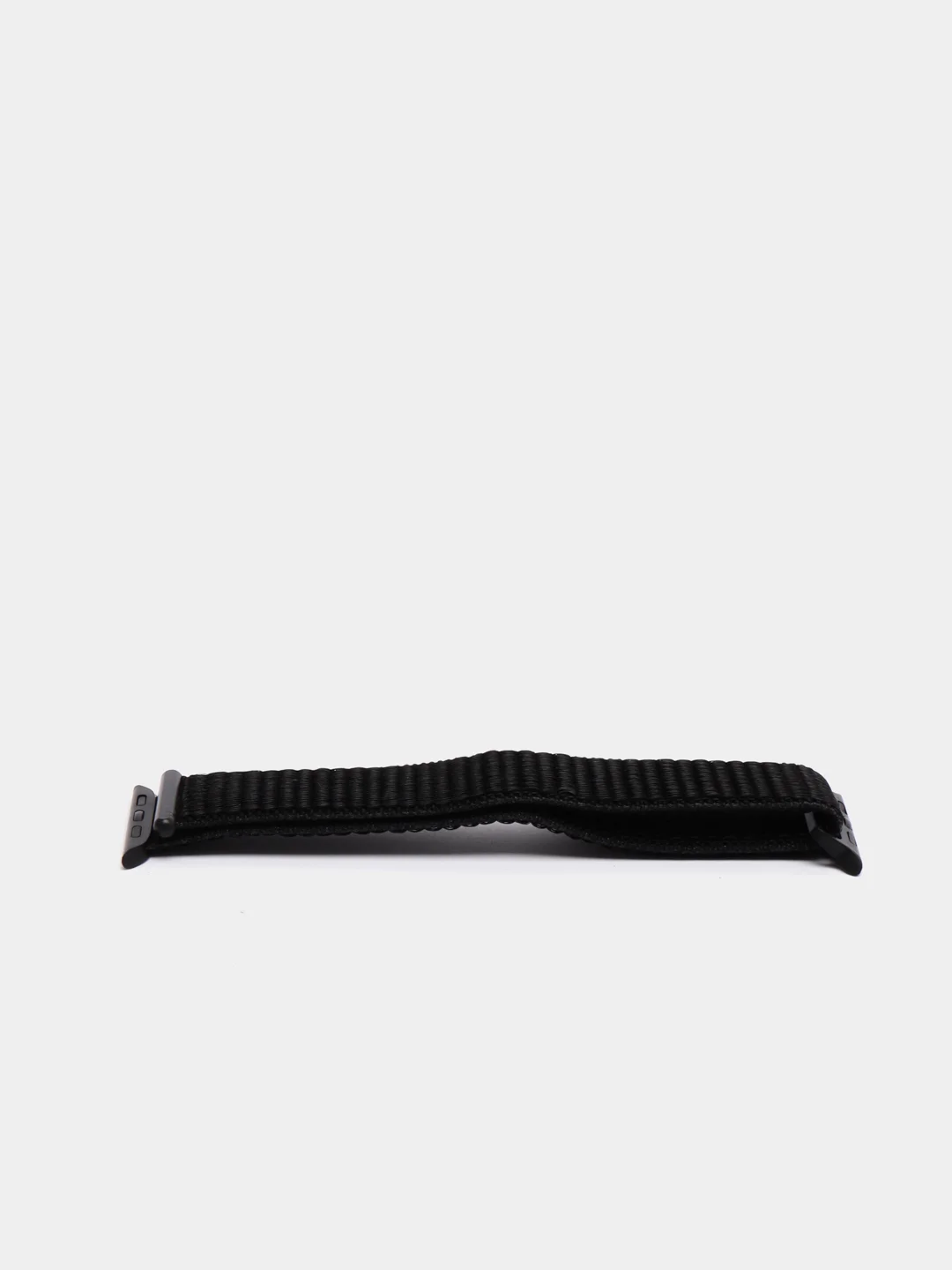 Черный нейлоновый ремешок на липучке для Apple Watch