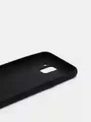 Черный чехол Samsung Galaxy J6 2018, Самсунг Галакси Джи6 2018, силиконовый цветной матовый