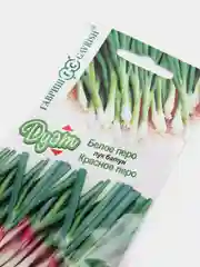 Семена Лук батун дуэт "Белое перо. Красное перо"