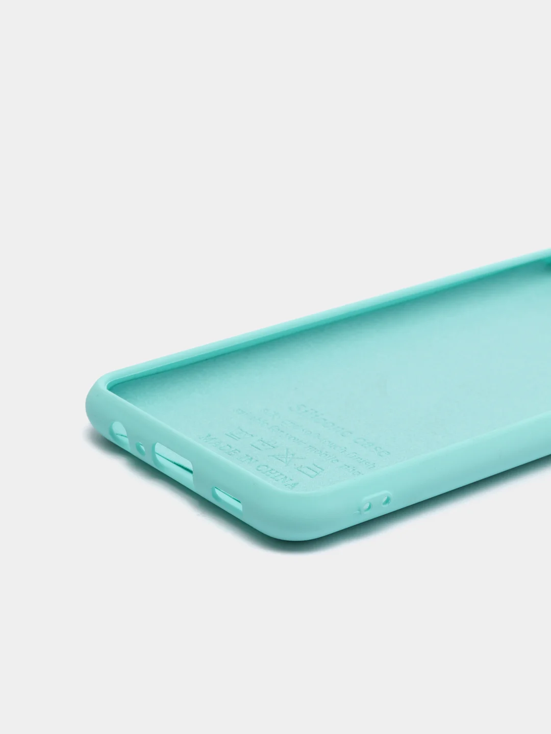 Бирюзовый чехол Siliconе Case для Samsung A01 Core Samsung M01 самсунг А01 коре самсунг М01