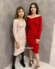 Платье трикотажное