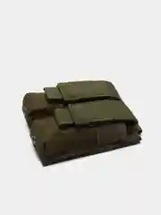 Зеленый закрытый подсумок для магазина от пистолета, на молли