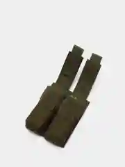 Зеленый закрытый подсумок для магазина от пистолета, на молли