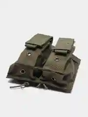 Зеленый подсумок для магазина от автомата и пистолета, 4 кармана