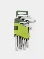 Набор ключей TORX, 9 штук