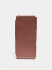 Розовый чехол-книжка для Xiaomi Redmi Note 10 /  Redmi Note 10S / Poco M5S
