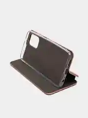 Розовый чехол-книжка для Xiaomi Redmi Note 10 /  Redmi Note 10S / Poco M5S