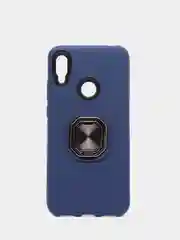 Темно-синий чехол Honor 8A / 8A Prime / Huawei Y6 2019 / Y6 Prime 2019, с металлическим кольцом