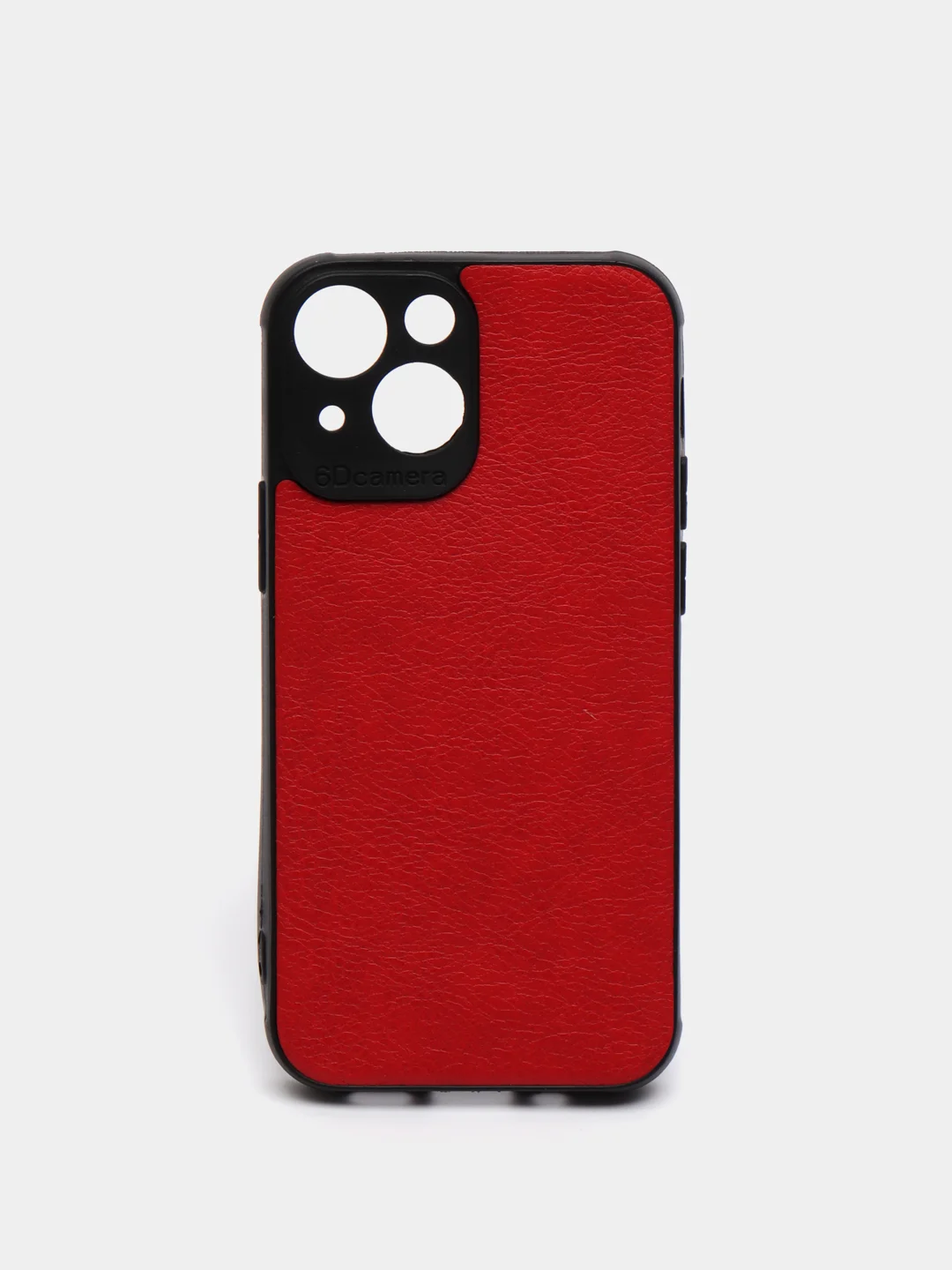 Красный чехол IPhone 13 / 13 Mini / 13Pro / 13ProMax силиконовый, имитация кожи