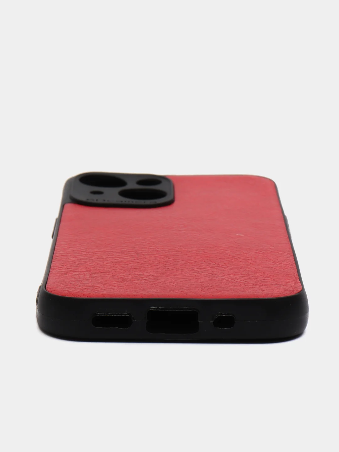 Красный чехол IPhone 13 / 13 Mini / 13Pro / 13ProMax силиконовый, имитация кожи