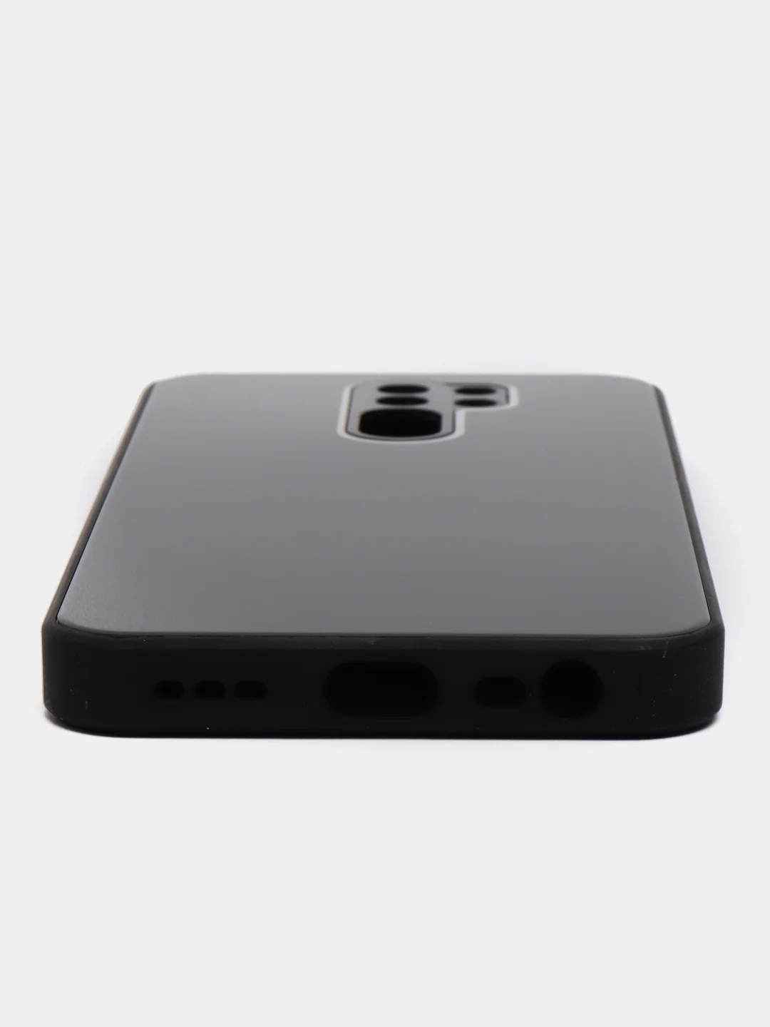 Черный чехол Xiaomi Redmi 9, Сяоми Редми 9, твердый пластиковый глянцевый под стекло