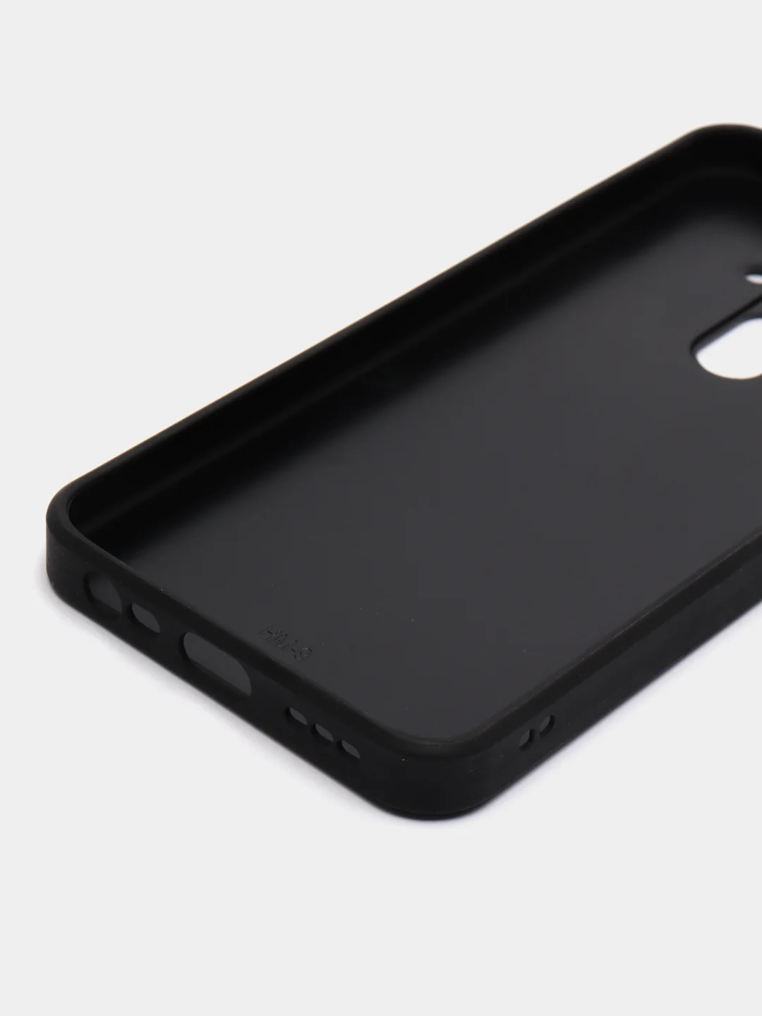Черный чехол Xiaomi Redmi 9, Сяоми Редми 9, твердый пластиковый глянцевый под стекло