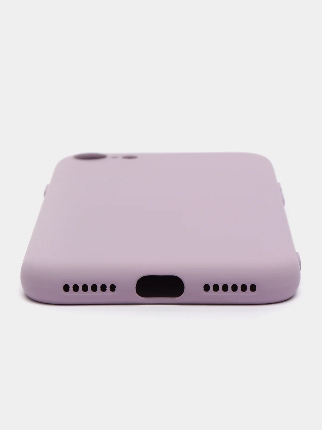 Лавандовый чехол для iPhone 11 / XR / 7 / 8 / SE2 / X / XS / 12 Pro Max, силиконовый