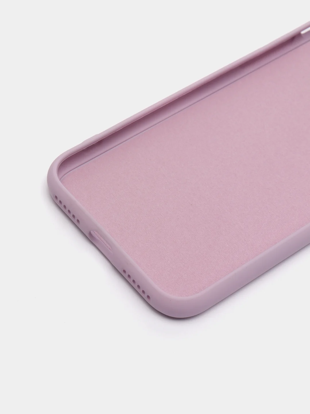 Лавандовый чехол для iPhone 11 / XR / 7 / 8 / SE2 / X / XS / 12 Pro Max, силиконовый