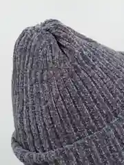 Серый шапка зимняя женская вязанная
