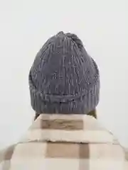Серый шапка зимняя женская вязанная