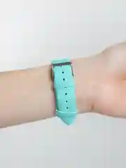 Белый женские часы с ремешком из холста