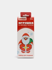 Игрушка "Дед Мороз" из меховых палочек. набор для творчества