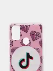 Розовый чехол Samsung Galaxy M21 / M30s с рисунком