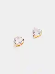 Серебряный элементы для создания сережек, со стразами, 2 штуки