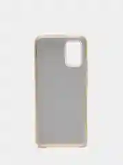 Золотой чехол силиконовый с блестками для Samsung Galaxy A02S Противоударный чехол