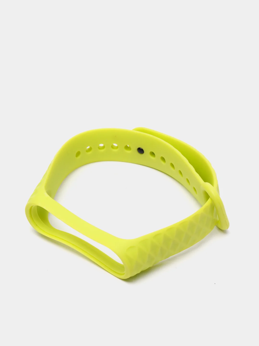 Зеленый ремешок силиконовый для Xiaomi Mi Band 3, Mi Band 4 (Ми Банд 3, 4), рифленый