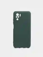 Тёмно-зелёный чехол Xiaomi Redmi Note 10 / Redmi Note 10S / Poco M5s, Сяоми Редми Нот 10, силиконовый