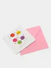 Желтый мини-открытка